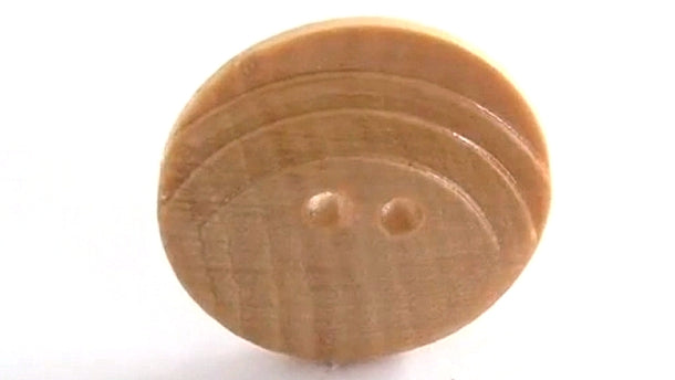 Houten 2 gaats knoop - 15mm/18mm/20mm/23mm