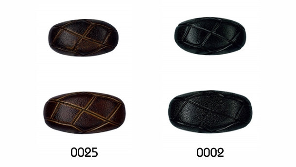 Imitatie leren knoop - 28mm/41mm - 30 stuks