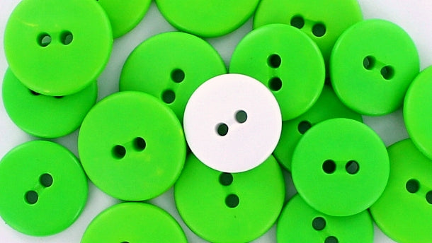 Verfbare nylon 2 gaats knoop - 11mm t/m 36mm