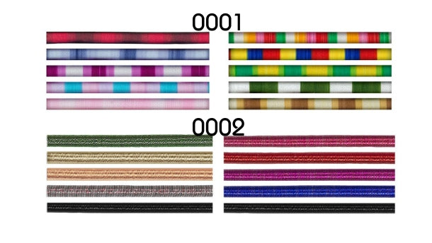 Beschichtete Silikonschnur - Ø 5mm / 48cm lang - 10 Stück