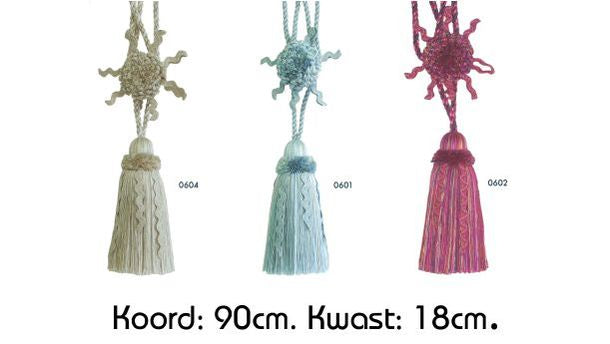 Kwast met koord - 2 stuks