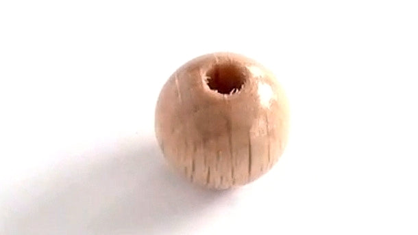 Houten kraal - 12mm