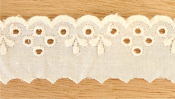 Katoen broderie - 25mm