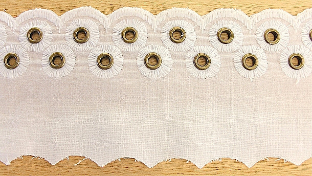 Katoen kant met nestels - 90mm