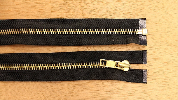 Ykk rits goud - 30cm t/m 55cm