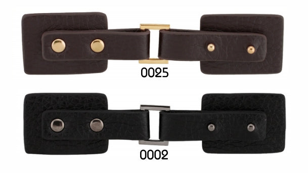 Imitatie leren sluiting - 5 stuks