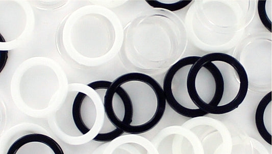 Nylon bh ring verfbaar - 8mm/10mm/12mm