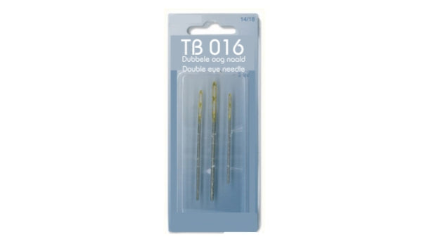 Dubbele oog naald - 12x3 stuks