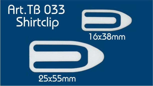 Hemdklammern - 500 Stück
