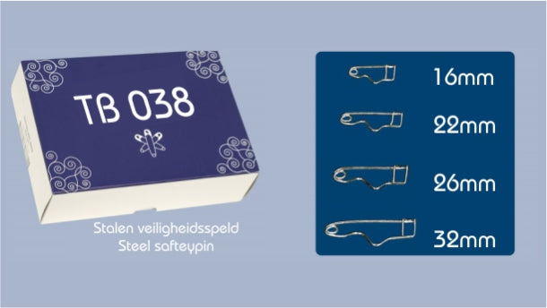 Veiligheidsspeldzilver - 2000 stuks