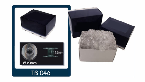 Plastic klossen ⌀ 20mm hoogte 11.5mm - 100 stuks
