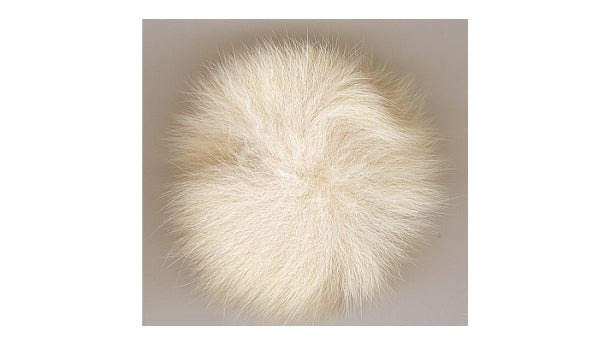 Pompon van konijnenhaar 60mm - 10 stuks