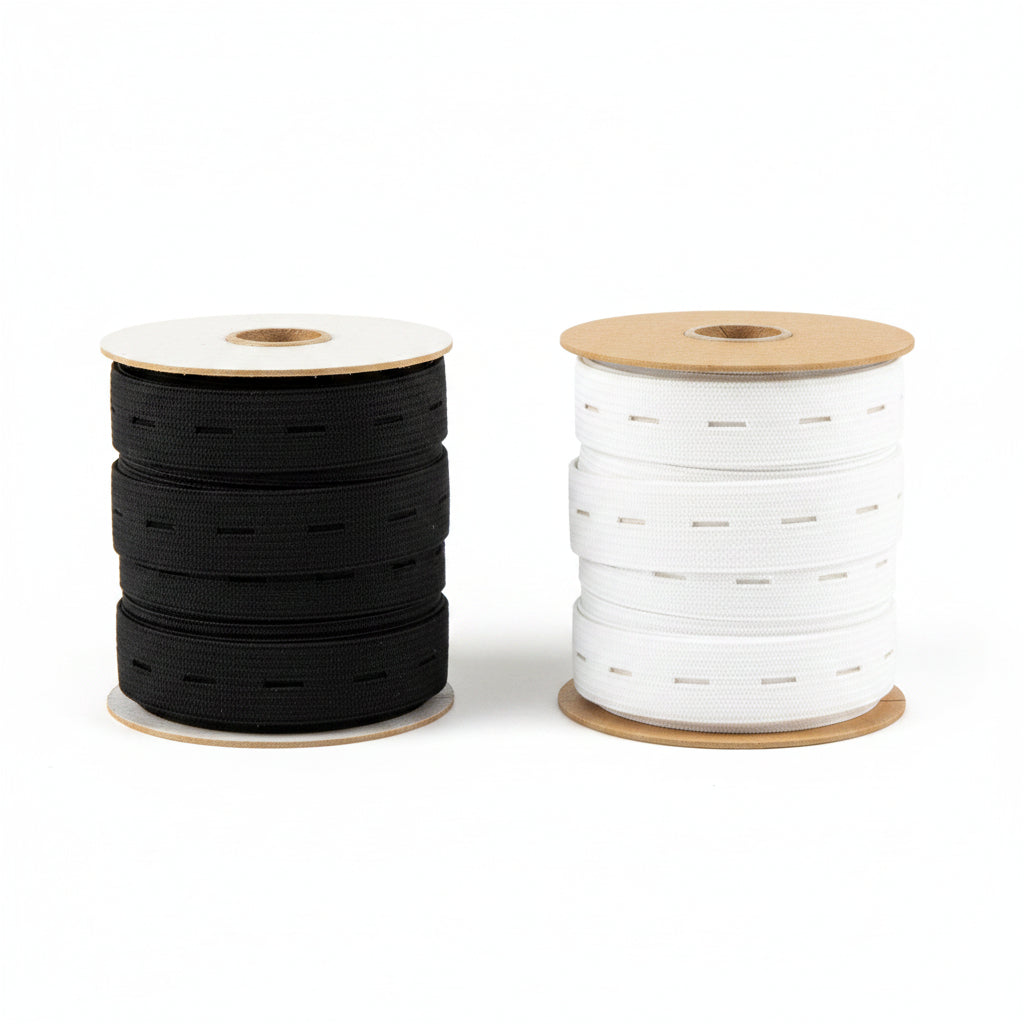 Knoopsgaten Elastiek – Soepel & Verstelbaar | 20mm | Per 100 Meter