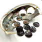 2-Hole Shell Button | Mussel Brown | 13mm, 20mm and 23mm | Per 100 pieces