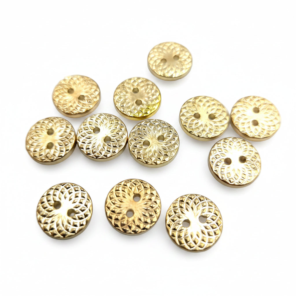 Nylon 2-hole button - 11mm
