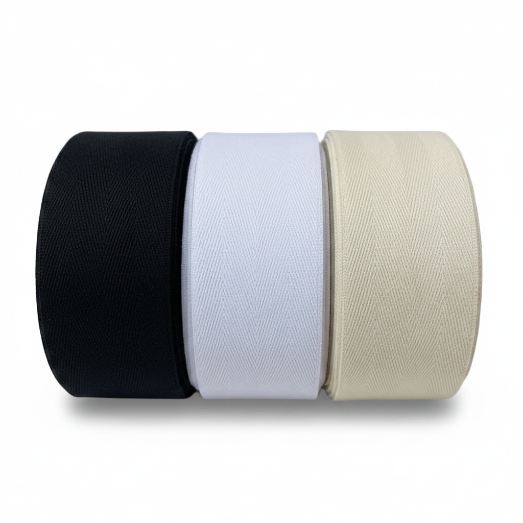 Katoen Keperband 100% Katoen | Eukotex Gecertificeerd | 5mm t/m 40mm