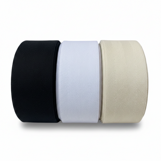 Katoen Keperband 100% Katoen | Eukotex Gecertificeerd | 5mm t/m 40mm