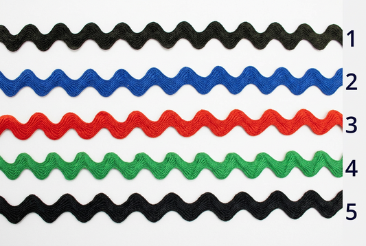 Polyester zigzagband 12 mm