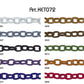 Aluminium gespoten ketting 5mm - 20 meter rol