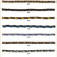 Gebreid suede koord - 5mm - 20 meter rol