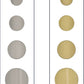 Metalen knoop in variabele kleuren en maten