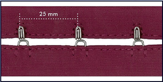 Haak & oog band 30mm - 10 meter