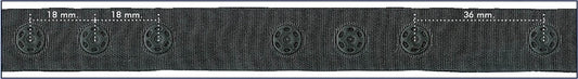 Drukkertjesband 18mm - 25 meter