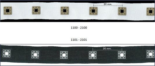 Drukkertjesband 18mm - 25 meter