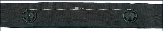Drukkertjesband 25mm - 25 meter