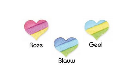 Strijkapplicatie klein hart