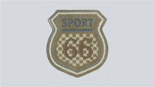 Strijkapplicatie sport 66