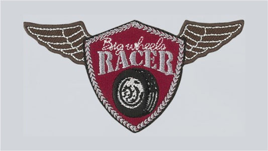 Strijkapplicatie racer