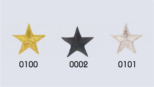 Strijkapplicatie ster klein