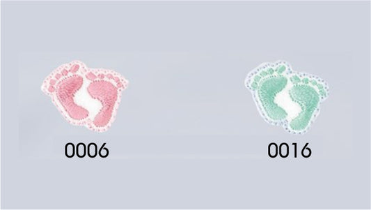 Strijkapplicatie babyvoetjes
