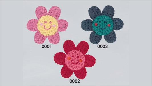 Strijkapplicatie bloem
