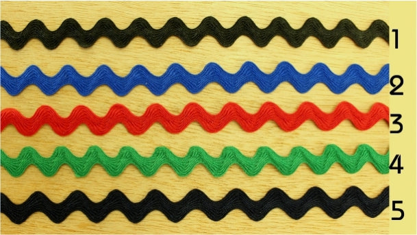 Polyester zigzag band - 12mm