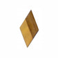 Houten knoop met achtersteek - 23x40mm - 20 stuks