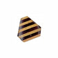 Houten knoop met achtersteek - 30x30mm - 20 stuks