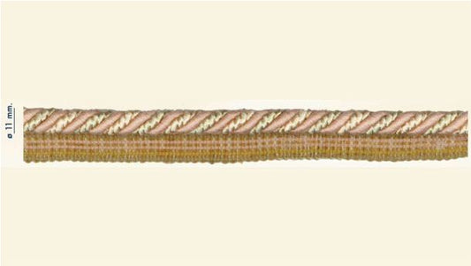 Koord met band - 11mm - 25 meter rol